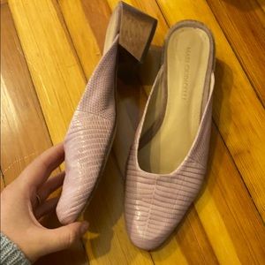 Mari Giudicelli pink mules 38